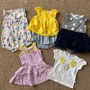 Baby Girls clothes set of 5